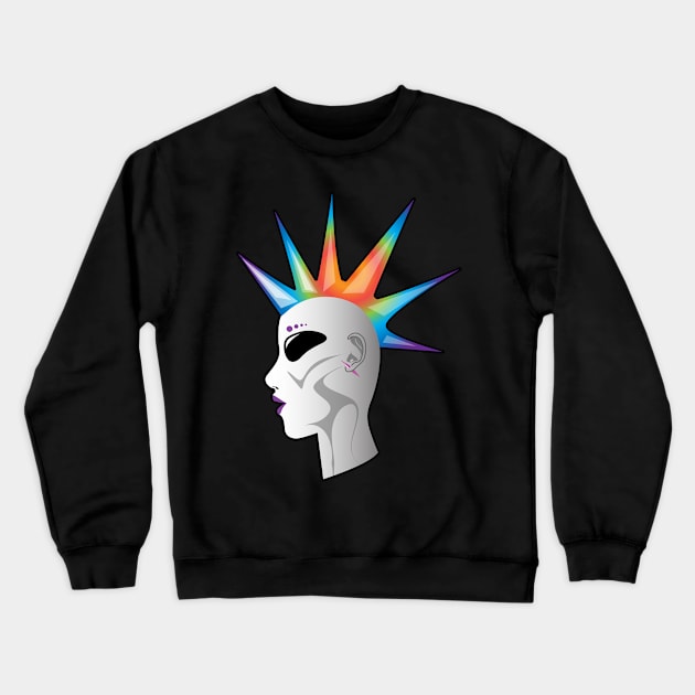 Punk Crewneck Sweatshirt by YiannisTees